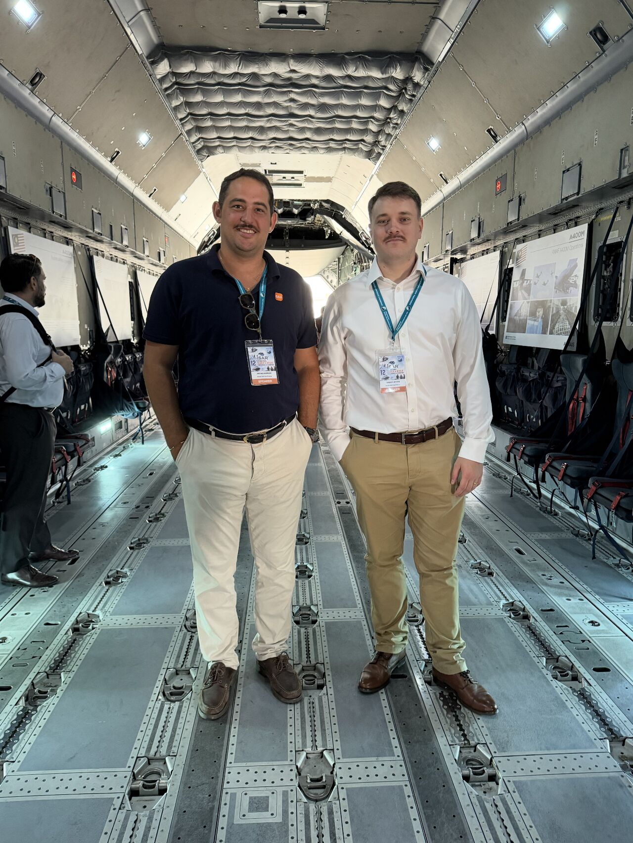 Conversations on the tarmac at RMAF Subang during iSAR 2026