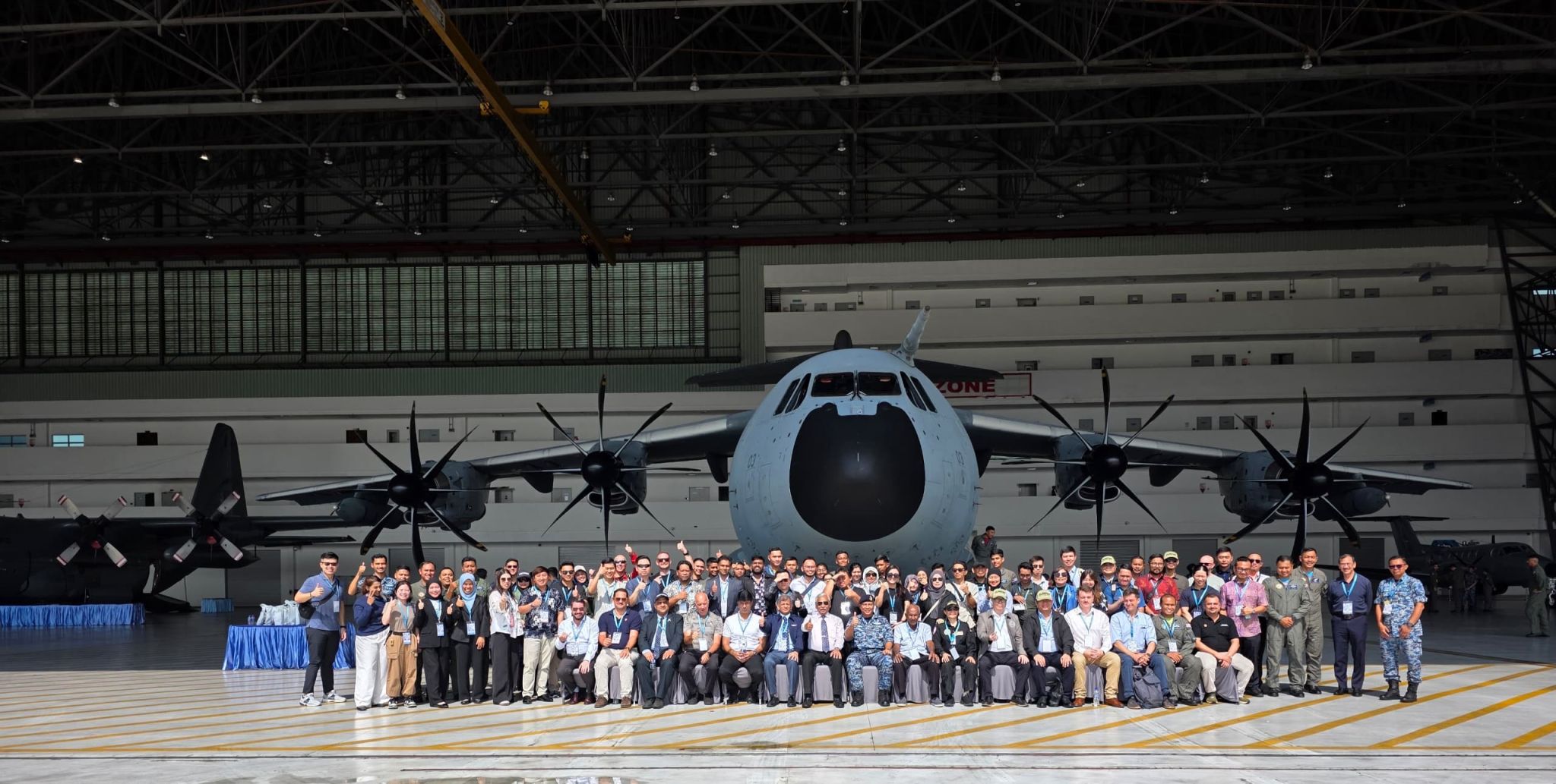 SAR demonstration and static display at RMAF Subang during iSAR 2026